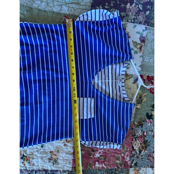 Vineyard vines periwinkle stripe cotton dress XS runs big - Picture 3 of 5